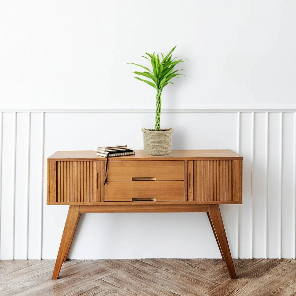 Bambus Norocos/Lucky Dracaena Lemon Lime, 50cm, 3 tulpini impletite - Image 3