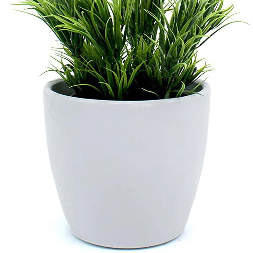 Ghiveci plante rotund Ceramic Scheurich, Ø 11 cm, H10 cm, Alb - Image 3