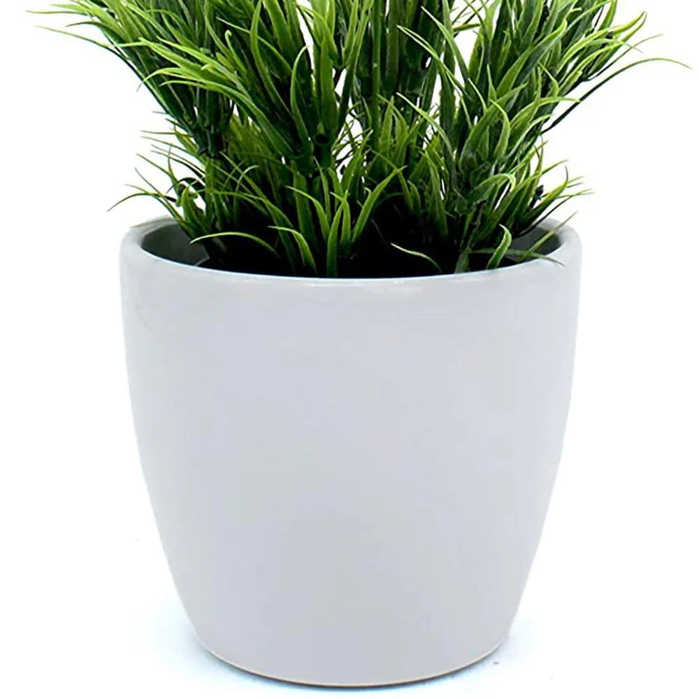 Ghiveci plante rotund Ceramic Scheurich, Ø 13 cm, H11,5 cm, Alb - Image 3