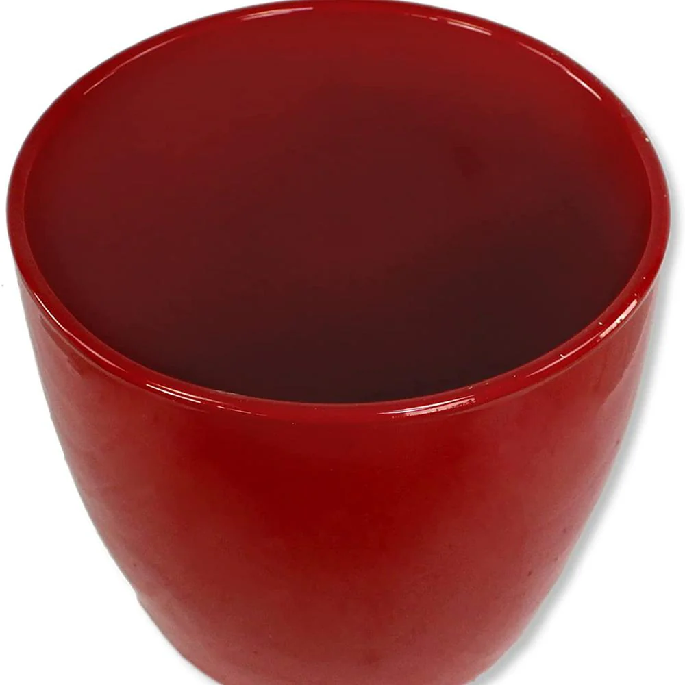 Ghiveci plante rotund Ceramic Scheurich  Ø 19 cm, H17 cm, Rosu - Image 5