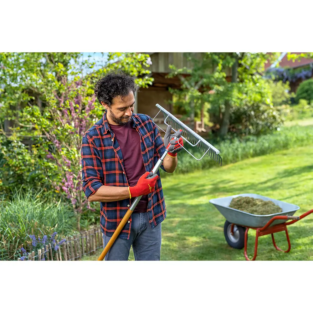 Grebla lata Wolf-Garten UHM Multi-Star, 58 cm, Otel, ideala pentru gazon, Garantie de 10 ani - Image 5